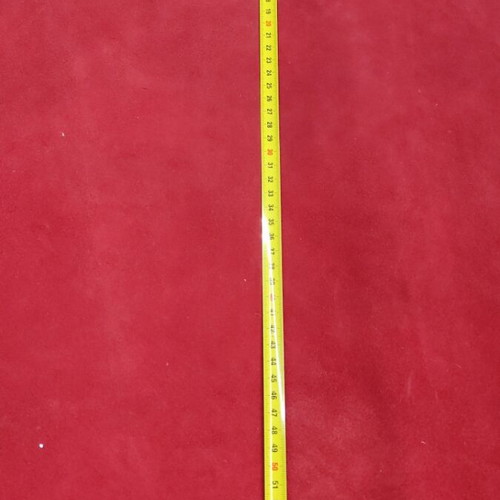 Red suede leather 2mm like new, hard