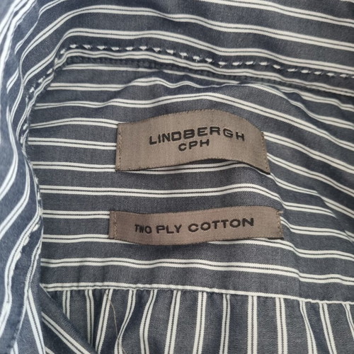 Lindbergh CPH men's striped cotton shirt