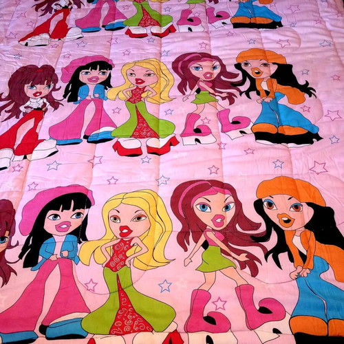 Bratz single quilt used, Y2K style, 2.21x1.48 m, very good condition
