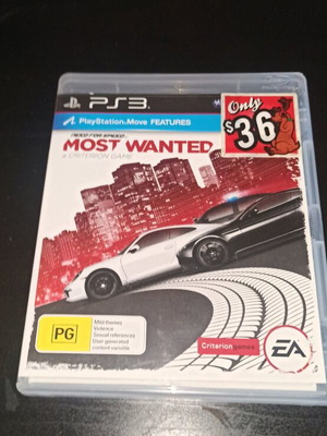 Need for Speed Most Wanted PS3 в много добро състояние