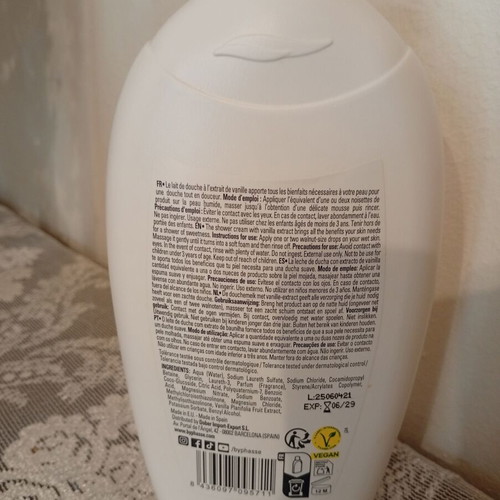 Byphasse shower cream vanilla de Madagascar 600ml new