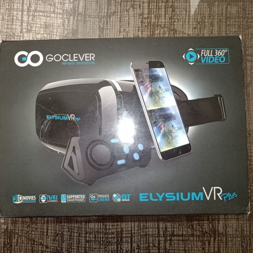 GoClever Elysium VR Plus virtual reality glasses with Bluetooth controller