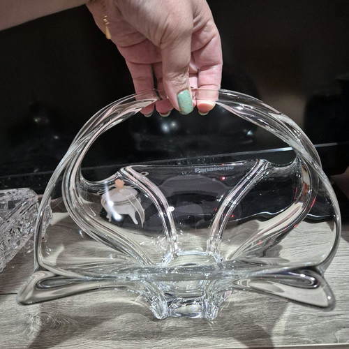 Crystal fruit bowl like new
