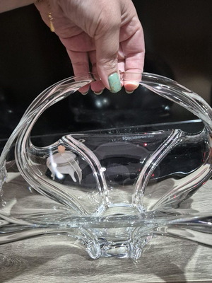 Crystal fruit bowl like new