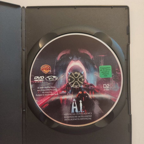 A.I. Artificial Intelligence DVD new, sci-fi action drama with subtitles