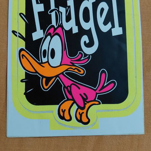 Flugel sticker new from 2001 party at Chrimatistirio Club