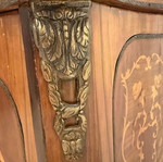 Μπουφές μεταχειρισμένος με μαρκετερί και μαρμάρινη επιφάνεια Louis XV