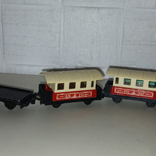 Matchbox train 1978 used, complete set