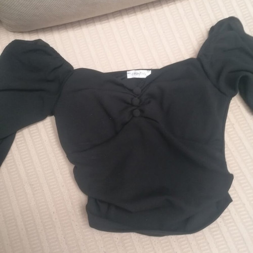 Celestino black women's top used, size S