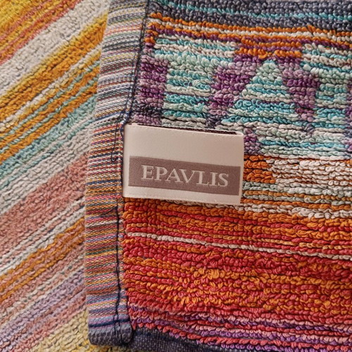 Epavlis beach towel used, 100% cotton, 1.70 x 1 m