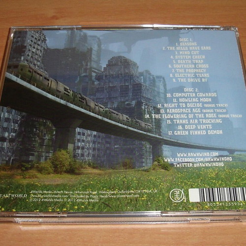 Hawkwind Onward διπλό CD μεταχειρισμένο, space rock