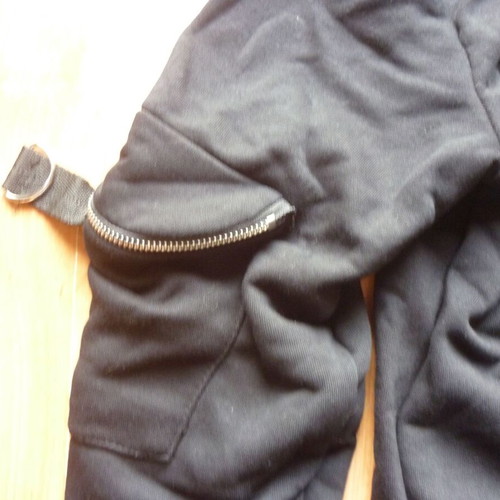 Humanism women's teen black medium sweatshirt jacket used