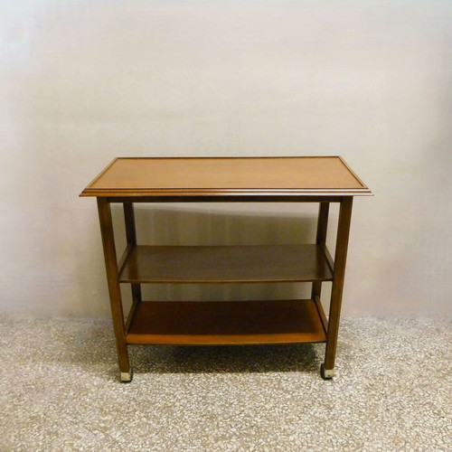 Wooden serving trolley like new