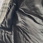 Winter checked jacket vintage, size 50, like new