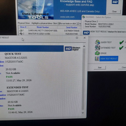 Maxtor HDD disk 20 Gb IDE used