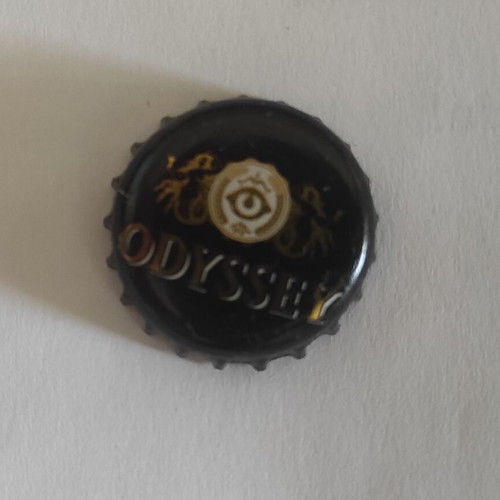 Odyssey beer cap used from Macedonia Thrace brewery