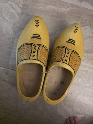 Dutch wooden clogs size 38 used, vintage heavy