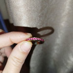 Women's ring like new, pink