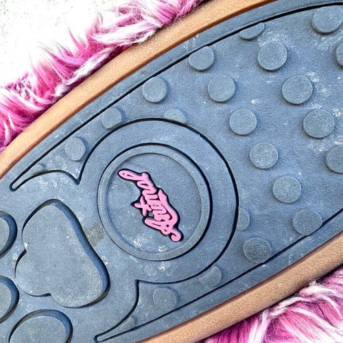 Animal pink fur snow boots size 38 like new