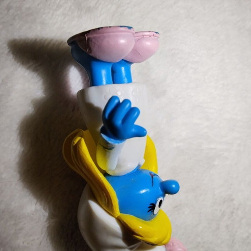Smurfette figure Jakks Pacific 2009 used with movable joints