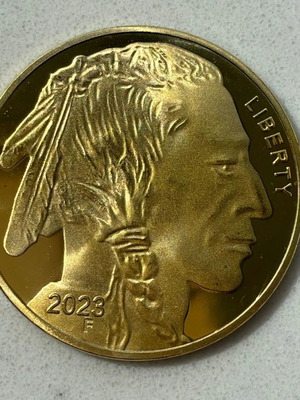 Gold Dollar 2011 Indian Buffalo Liberty 24K gold plated new