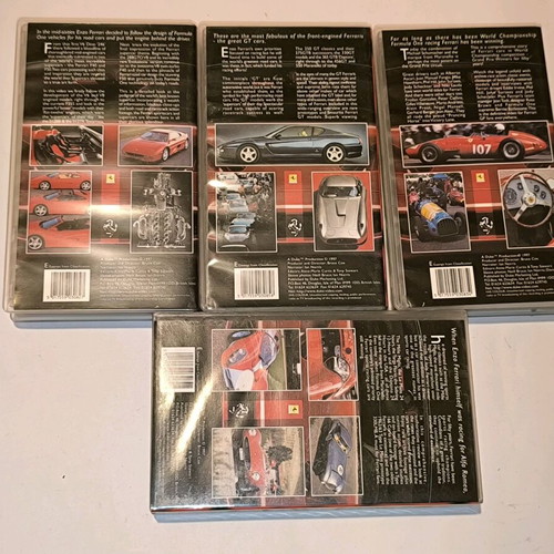 Collectible 50 Years of Ferrari VHS Tape Set used