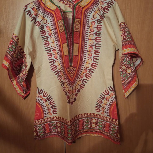 Ethnic Dashiki handmade, one size M, like new