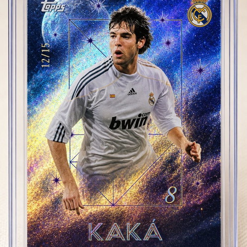 2025-26 Topps Real Madrid Los Blancos Portrait Posers Kaká Purple Reign