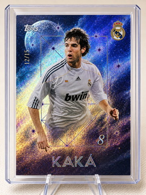 2025-26 Topps Real Madrid Los Blancos Portrait Posers Kaká Purple Reign