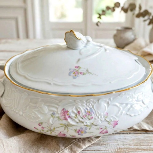 Vintage Mitterteich Bavaria Porcelain Dinner and Tea Service set like new