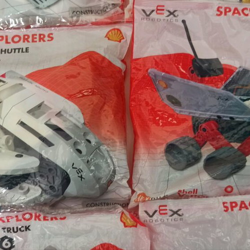 Shell Vex Robotics Space Explorers set of 6 educational assembly toys new