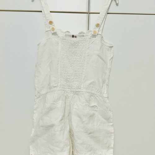 Juicy Couture white linen playsuit like new, worn minimally
