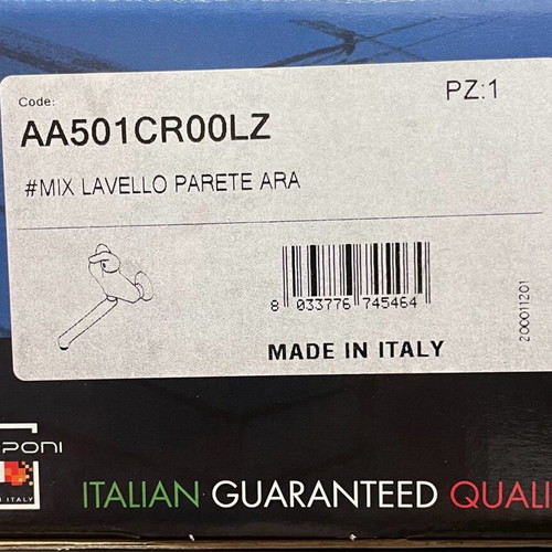 Ara Zipponi wall-mounted sink faucet new