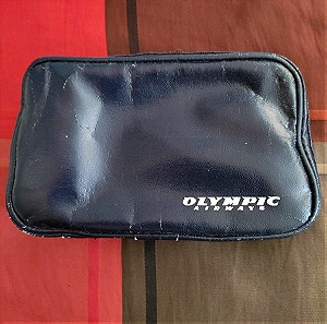 Rare Vintage Olympic Airways Travel case Kit Olympian Executive Class Airline
