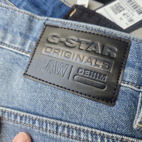 G-Star Raw Mosa Jeans Shorts, Blue, Size 34/L