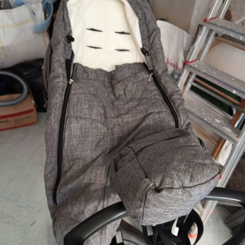 Stokke stroller like new with accessories and second child transport option