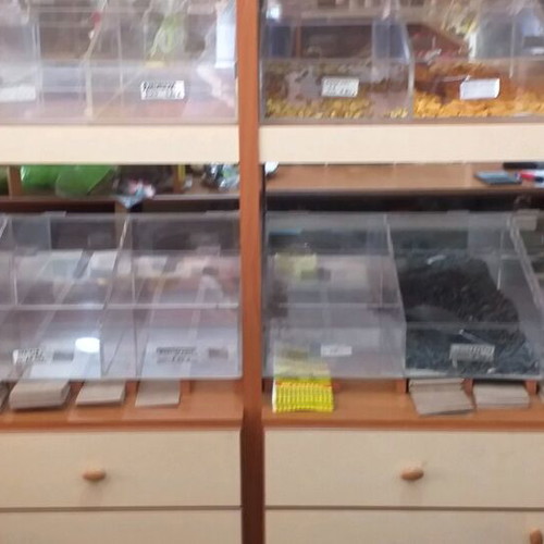 Professional shelf like new with drawer, cabinet, and mirror