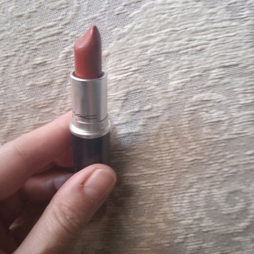 M·A·CXimal Silky Matte Lipstick like new, deep red-cerise Chili
