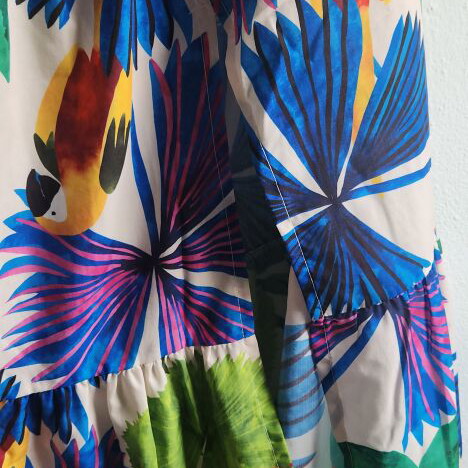 Lumina Tropical Maxi Skirt like new, colorful