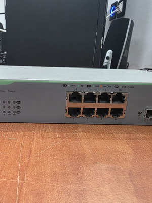 Allied Telesis AT-GS950/8 WebSmart Gigabit Switch used, 8-Port + 2 SFP Combo