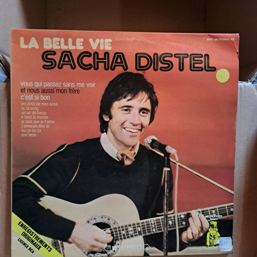 Sacha Distel La Belle Vie vinyl used, LP, compilation, reissue