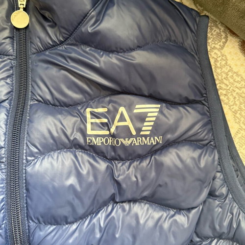 Ea7 Emporio Armani blue sleeveless jacket size M used