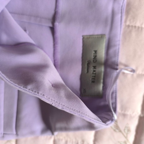 Mindmatter skirt new, size XS, purple, fabric A-line with zipper