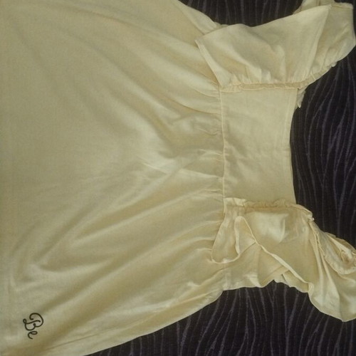Benetton yellow girls' blouse size XL, like new, age 10-11