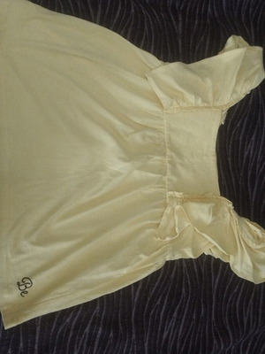 Benetton yellow girls' blouse size XL, like new, age 10-11