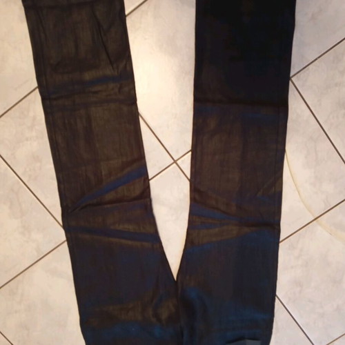 Linen pants new, black, size M 38 10, straight cut with pockets