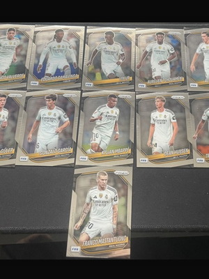 Real Madrid cards lot, 11 pieces like new