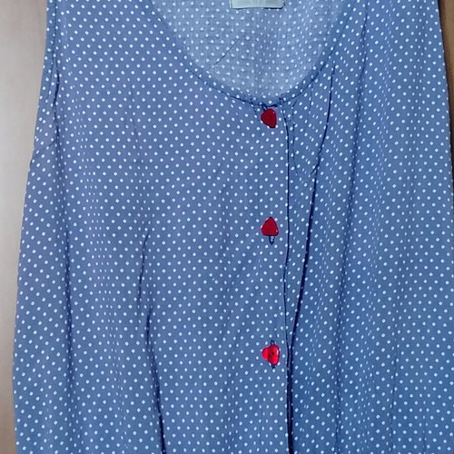 Karavan jumpsuit like new, colorful, heart-shaped buttons, size M
