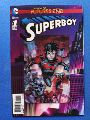 Futures End Superboy 7 3-D Motion Cover used