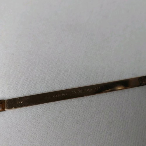 Luxottica Gep 18k glasses used from Italy